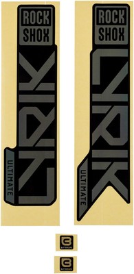 Fork Decal Kits - RockShox Fork Decal Kit - Lyrik Ultimate, 27.5''/29'', Gloss