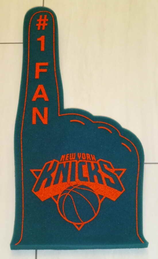 Vintage #1 Fan Foam Finger New York Knicks Basketball Team