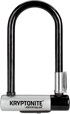 KryptoLok U-Lock - Kryptonite KryptoLok U-Lock - 3.25 x 7'', Keyed, Black,