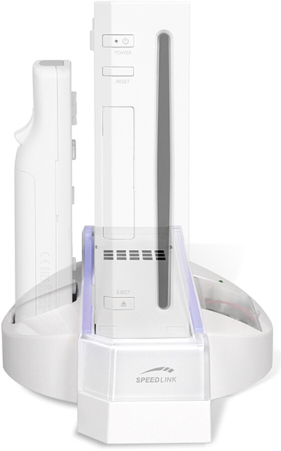 SL Ständer Stand Lade-Station für Nintendo Wii Konsole Wiimote Controller Akku