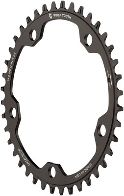 Wolf Tooth 130 BCD Road and Cyclocross Chainring - 42t, 130 BCD, 5-Bolt, Drop-St