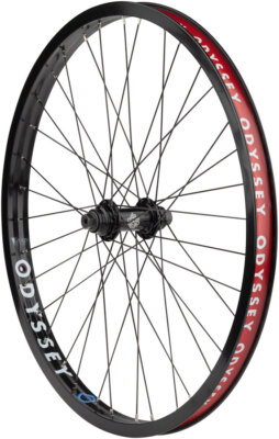 Odyssey Hazard Lite 24in Front Wheel 3/8inx100mm Vander Pro Rim Clincher Black
