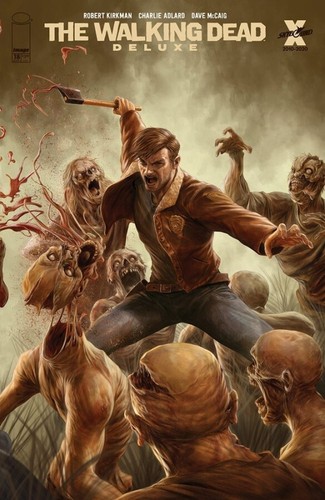 Walking Dead Deluxe 18 C Connecting Cover (Reprint) Image