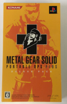 Sony PlayStation Portable PSP Metal Gear Solid Portable OPS+