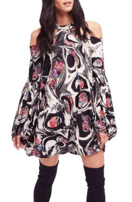 Free People Drift Away Cold Shoulder Tunic -SALE $40