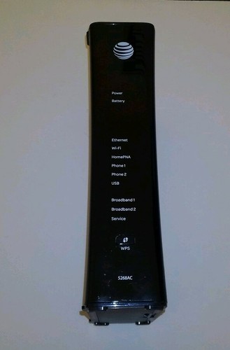 AT&T U-verse Pace 5268AC Gateway Internet Wireless Modem Router