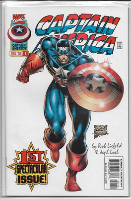 CAPTAIN AMERICA #1 1st Spectacular Issue! November 96 Marvel