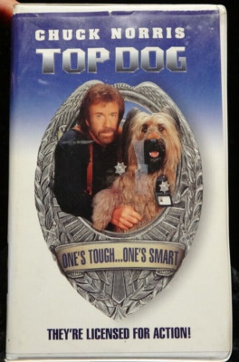VHS   Top Dog CLAMSHELL 1985 Chuck Norris