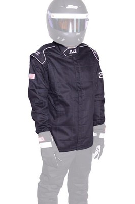 Rjs Safety 200400107, One Black Fire Retardant Fabric Jacket Black Xx-Large Sfi-
