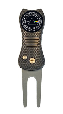 Pink Floyd Dark Side Of The Moon Golf Ball Marker + Switchblade Divot Tool