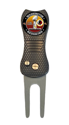 Washington Redskins 3 Super Bowl Titles Golf Ball Marker+ Switchblade Divot Tool