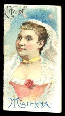 1888 Duke's Cigarettes N79 Hist. Of Poor Boys Amalia Materna EX CSR00903