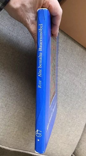 Alte Bemalte Bauernmobel Old Painted Farm Furniture 1962 German HC DJ Slip Case