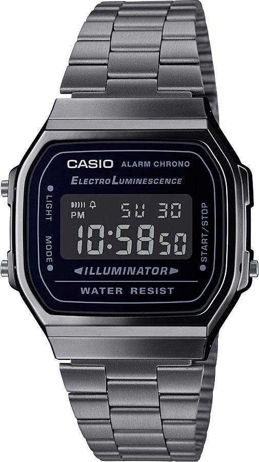 CASIO VINTAGE Herrenarmbanduhr Chronograph A168WEGG-1BEF Edelstahl - Bild 1 von 1
