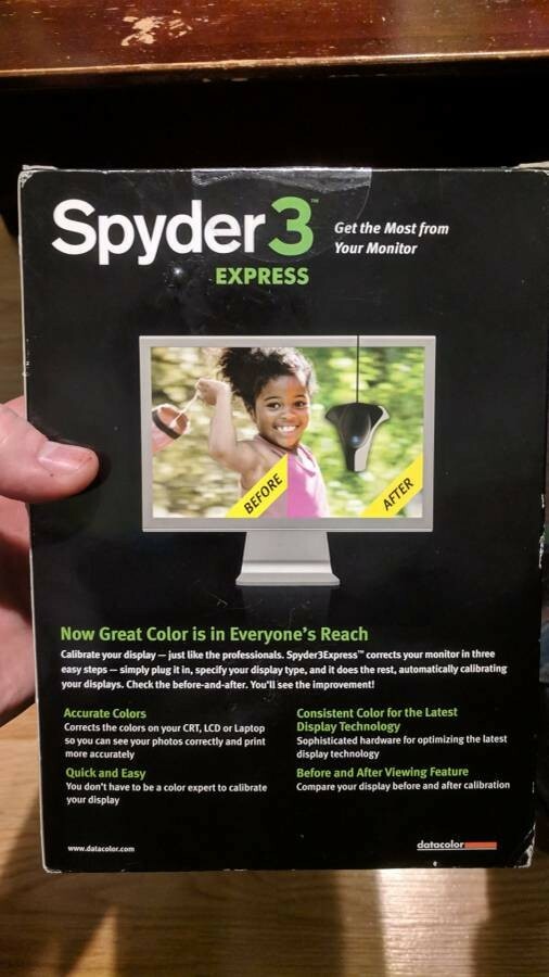 Datacolor Spyder3 Express Monitor Calibration Tool for getting accurate color