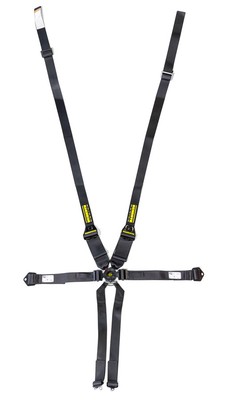 6pt Harness System SFI ProFi Fits II Hans Black