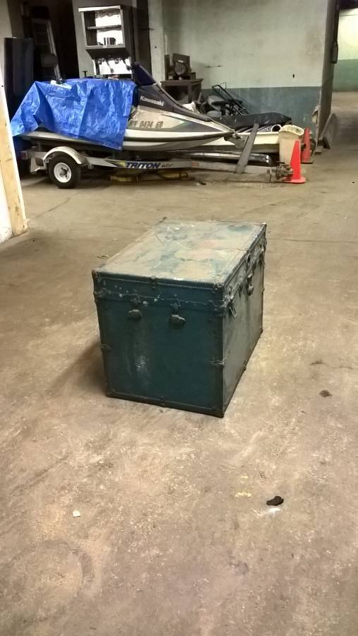 antique steamer trunk