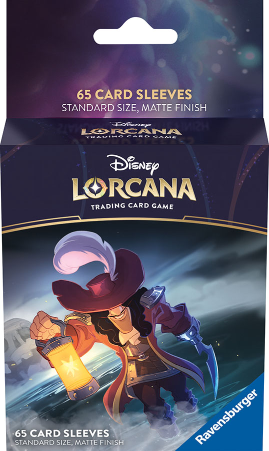 Рукава для карточек Captain Hook (65) с матовой отделкой Disney Lorcana TCG The First Chapter