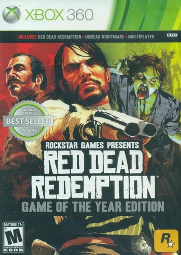 Xbox 360 Game Red Dead Redemption Microsoft Cowboy Western Xbox 360 Game Red Dead Redemption Microsoft Cowboy Western