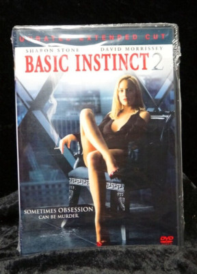 Basic Instinct 2 UnRated Extended Cut  Sharon Stone, David Morrissey, DVD 2006