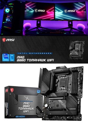MSI ATX Motherboard Intel B660 Chipset Socket LGA 1700 MAG B660 TOMAHAWK WIFI