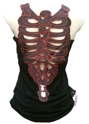 Rockabilly Punk Rock Baby SKELETON Skelett Tattoo Tank Top Shirt S M L XL XXL