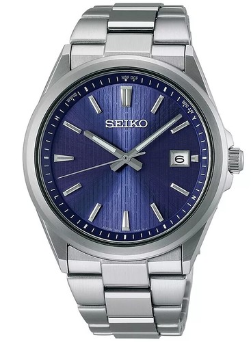 Pre-owned Seiko Selection S Series Premium Sbtm349 Solar Blue Men's Watch Usus