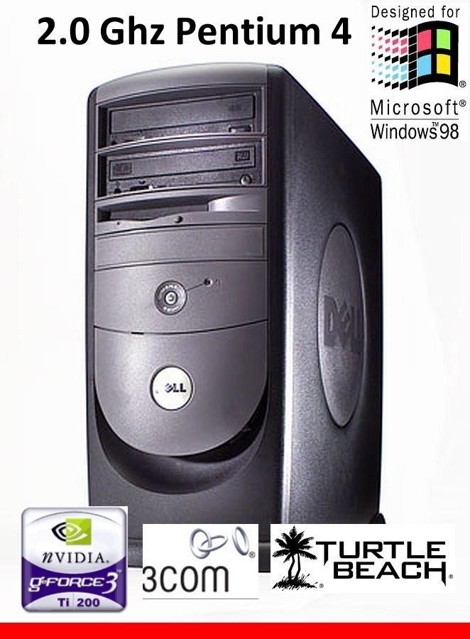 MAXXED RETRO Dell Windows 98 SE / DOS Computer Pentium 4 MAXXED RETRO Dell Windows 98 SE / DOS Computer Pentium 4