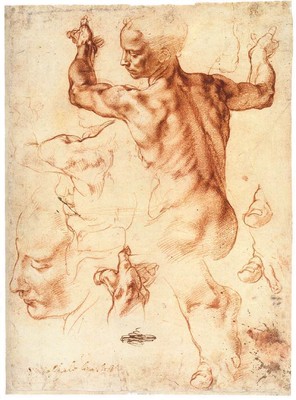 photo/poster - (no title) - michelangelo buonarroti 1475 1564