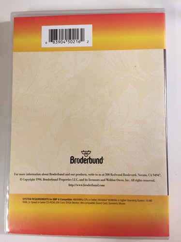 Williams Sonoma Guide To Good Cooking CD-ROM for Win/Mac CD in SLEEVE Broderbund