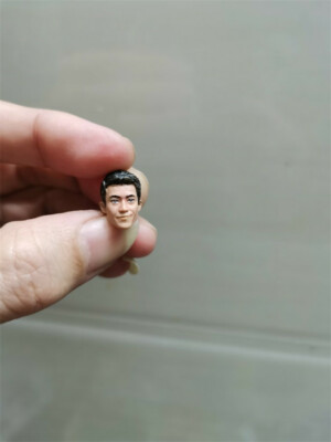 1:18 Japanese Oguri Shun Head Sculpt Carved For 3.75inch Male Action Figure Body