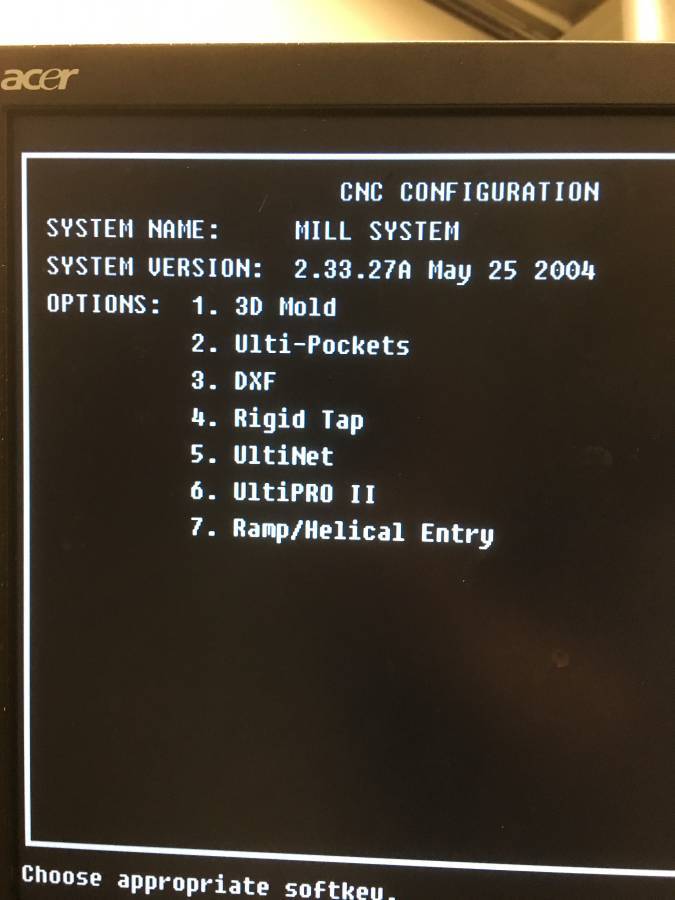Hurco CSX-50 CNC Machining Center Bed Mill Type