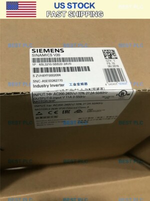 1PC NEW in Box Siemens SINAMICS V20 6SL3210-5BB22-2AV0