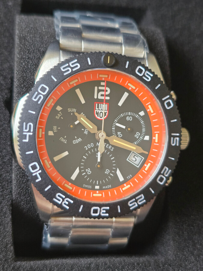 Luminox Pacific Diver Sapphire XS.3149.M Black Dial Chronograph Men's Watch