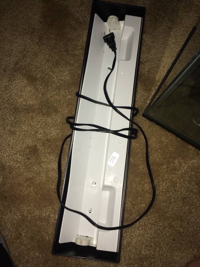 10 gallon tank w/Light Hood, Glass Top, & Filter