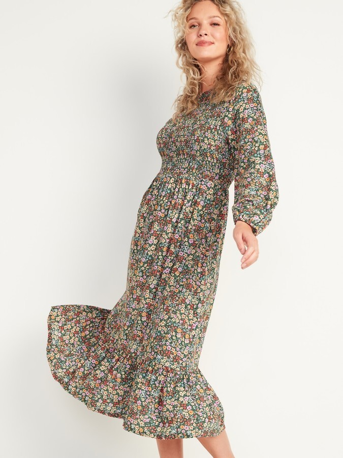 

Многоуровневое макси на весь день Old Navy с цветочным принтом, размер, Multicolor