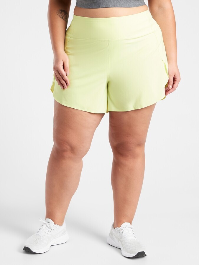 

Шорты Athleta Run With It, размер, Зеленый