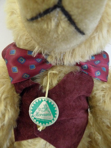 HERMANN'S 1. INTERNET BEAR German Mohair Growler Jointed Glass Eyes #45/250 RARE