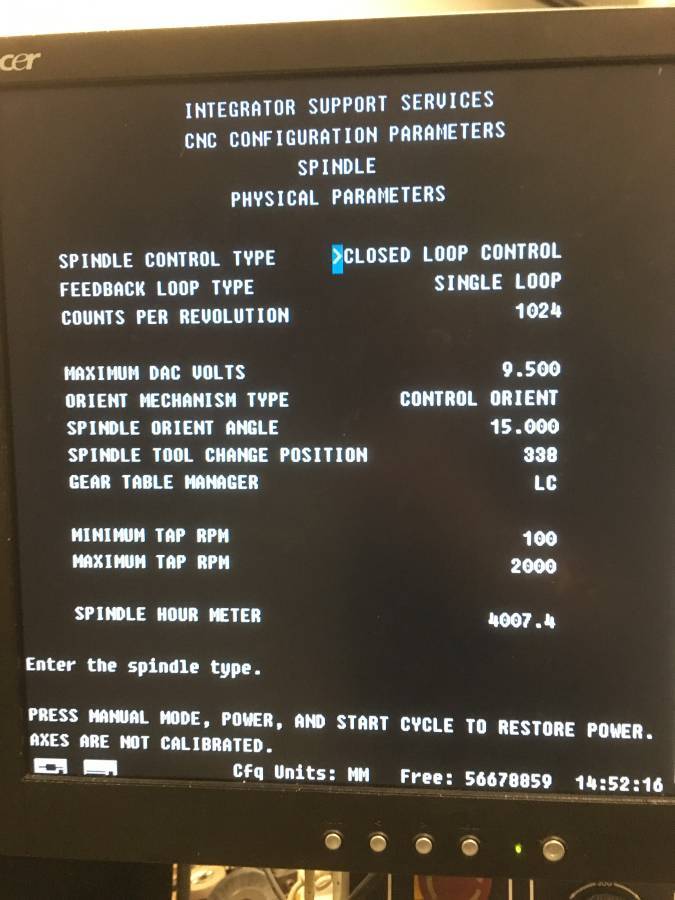 Hurco CSX-50 CNC Machining Center Bed Mill Type