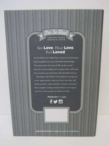 New I'm So Glad You're My Son Baby Memory Kit Book Box Notes Keepsakes