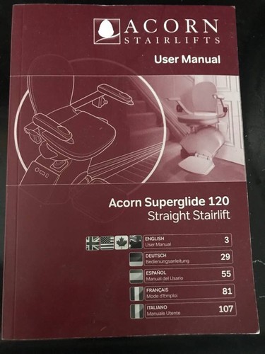 Acorn Superglide 120 stairlift