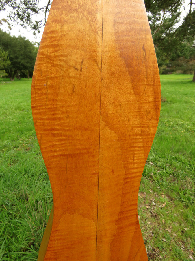 VINTAGE CURLY MAPLE APPALACHIAN DULCIMER CARVED DUCK PEGHEAD