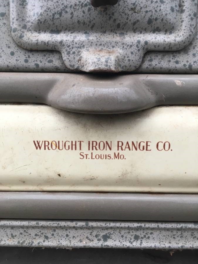 Antique Home Comfort wood burning cook stove Wrought Iron Range Company,