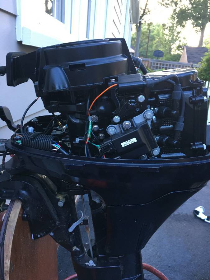 trident 340 with 9.8 Tohatsu