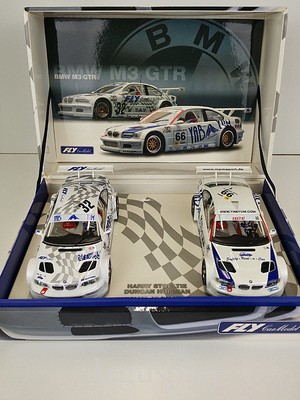 Slot car Scalextric Fly 88030 Edition Spécial BMW M3 GTR Set avec 2 Voitures