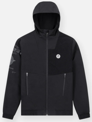 PAPER PLANES ROC NATION Technical Full Zip Hoodie 310011 Black 2024 Brand New