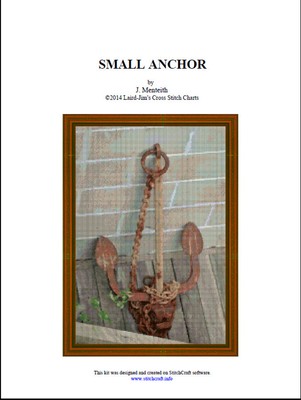 SMALL ANCHOR - cross stitch chart