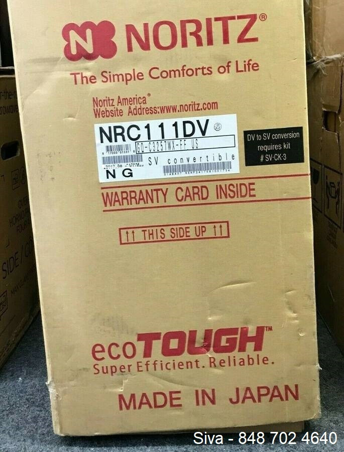 Noritz NRC111-DV-NG 199K BTU Natural Gas Tankless Water Heater