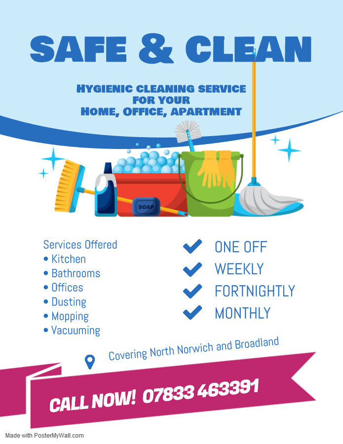 Safe & Clean Domestic Cleaning Service in Norwich, Norfolk Gumtree