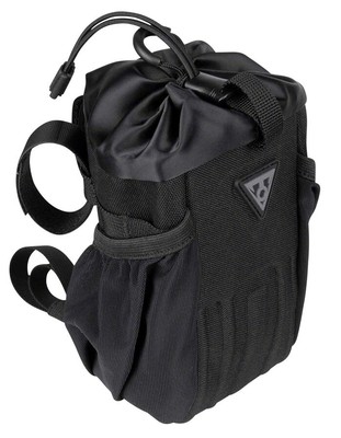 Topeak FreeLoader Stem Mount Bag 1L Black Nylon EVA Adjustable Headtube Strap